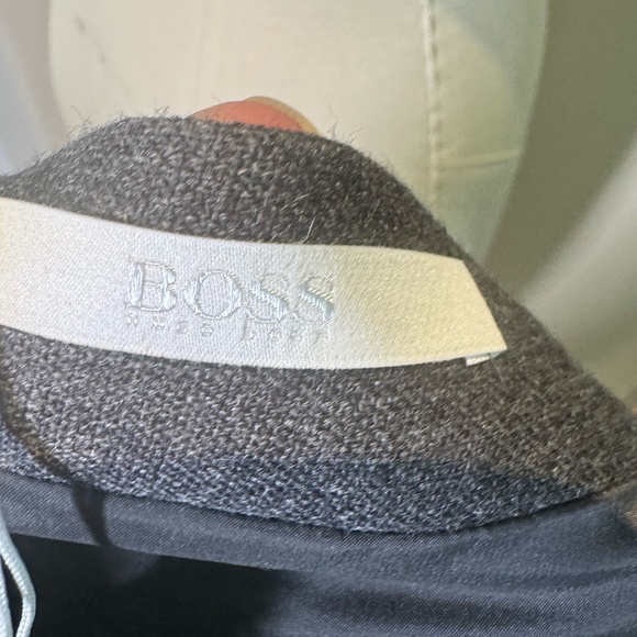 Boss By HUGO BOSS Asymmetrical Skirt with Faux Leather Hen - Picture 8 of 8